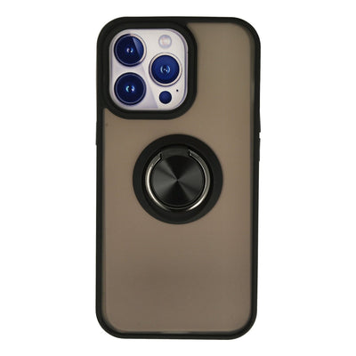 Newface iPhone 13 Pro Kılıf Montreal Yüzüklü Silikon Kapak