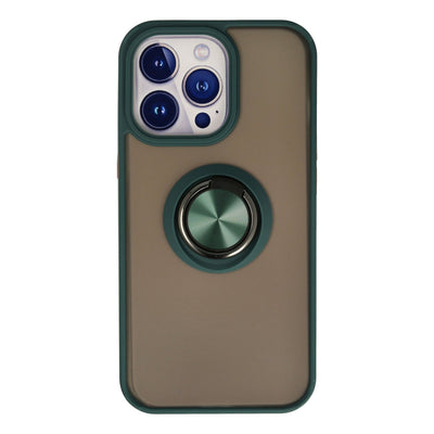 Newface iPhone 13 Pro Kılıf Montreal Yüzüklü Silikon Kapak