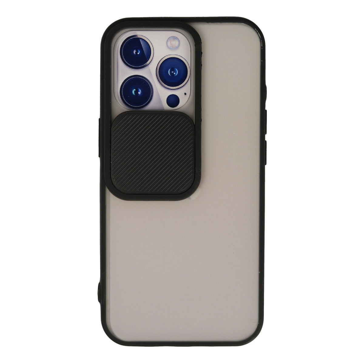 Newface iPhone 13 Pro Kılıf Palm Buzlu Kamera Sürgülü Silikon