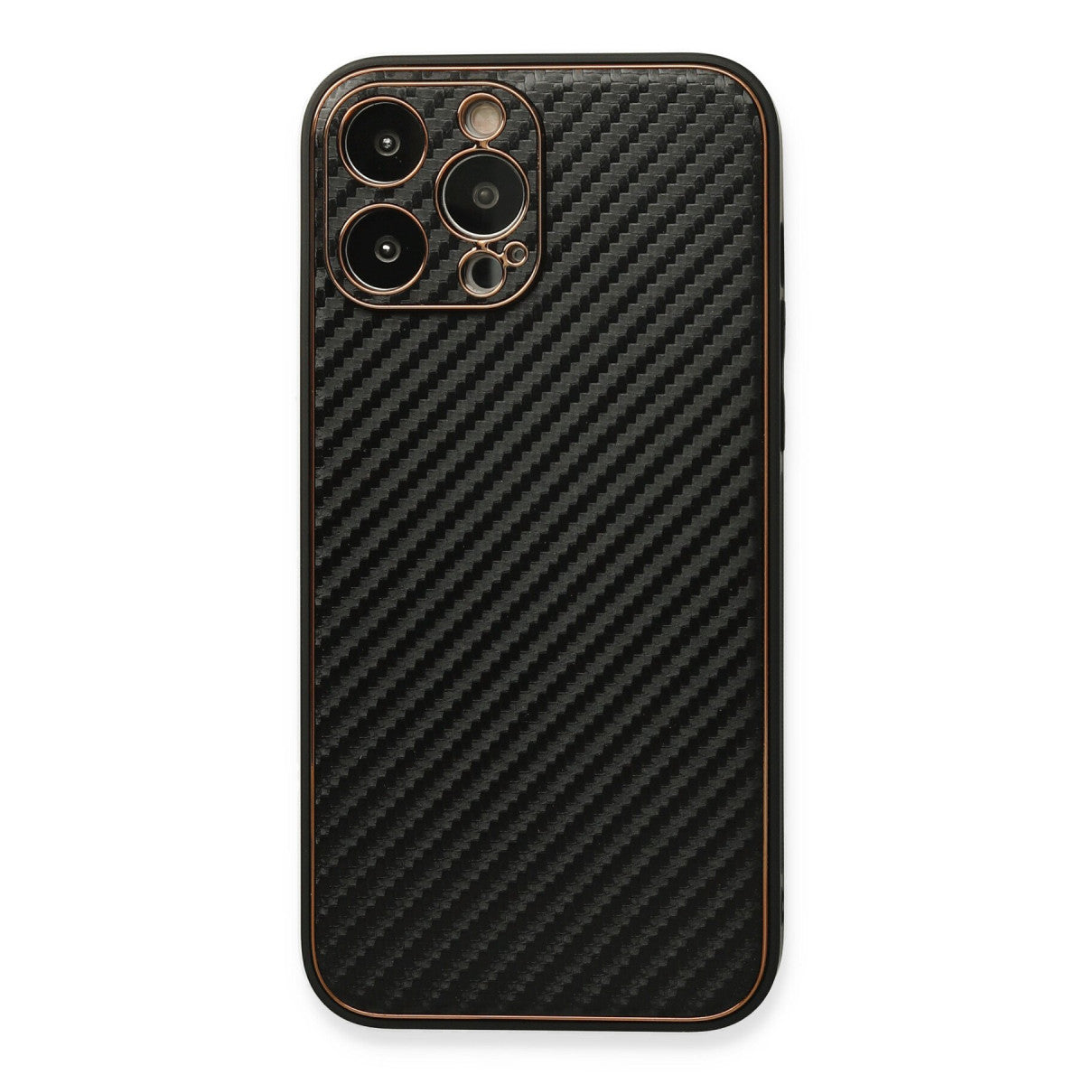 Newface iPhone 13 Pro Max Kılıf Coco Karbon Silikon