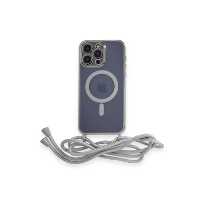 Newface iPhone 13 Pro Max Kılıf Divo Lazer Askılı Magsafe Kapak