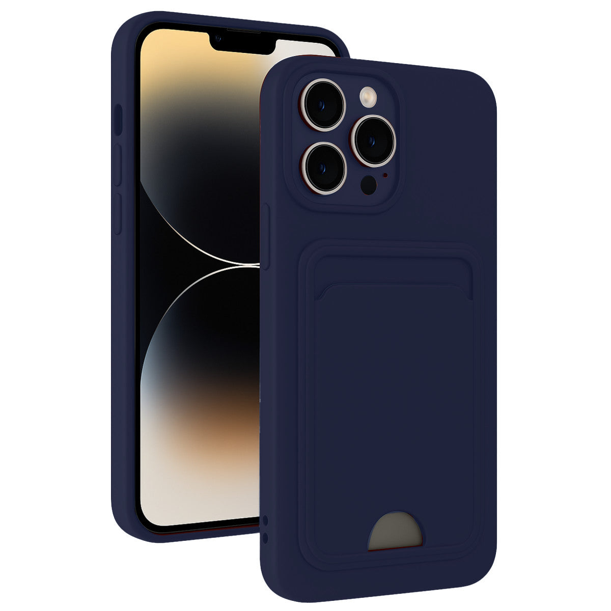 Newface iPhone 13 Pro Max Kılıf Kelvin Kartvizitli Silikon