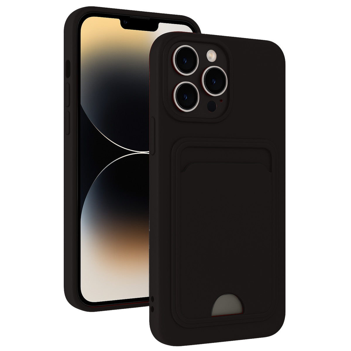Newface iPhone 13 Pro Max Kılıf Kelvin Kartvizitli Silikon