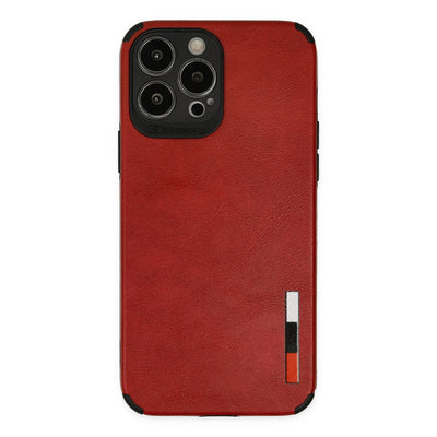 Newface iPhone 13 Pro Max Kılıf Loop Deri Silikon