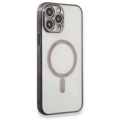 Newface iPhone 13 Pro Max Kılıf Magneticsafe Lazer Silikon