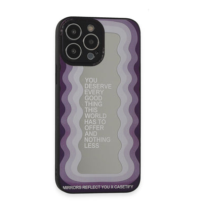 Newface iPhone 13 Pro Max Kılıf Mirror Desenli Kapak - Mirror
