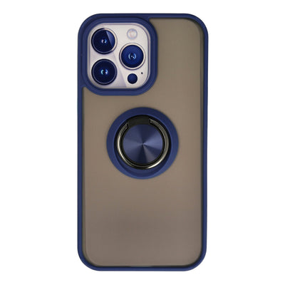 Newface iPhone 13 Pro Max Kılıf Montreal Yüzüklü Silikon Kapak