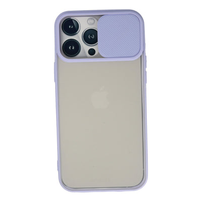 Newface iPhone 13 Pro Max Kılıf Palm Buzlu Kamera Sürgülü Silikon