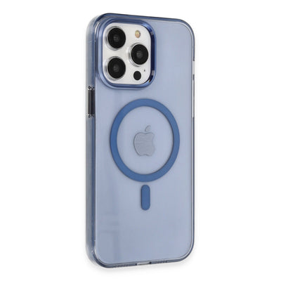 Newface iPhone 13 Pro Max Kılıf Tron Şeffaf Magsafe Kapak