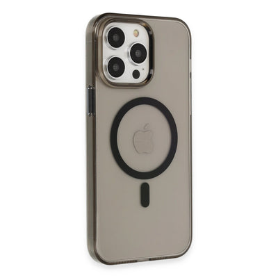 Newface iPhone 13 Pro Max Kılıf Tron Şeffaf Magsafe Kapak