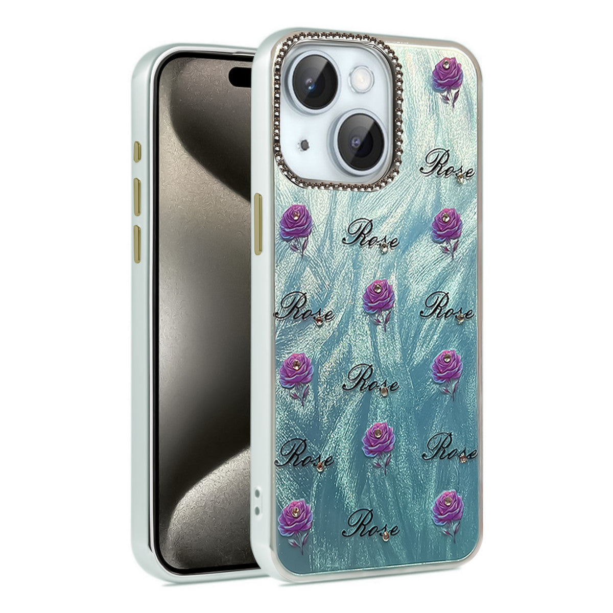 Newface iPhone 14 Kılıf Blade Aynalı Desenli Kapak