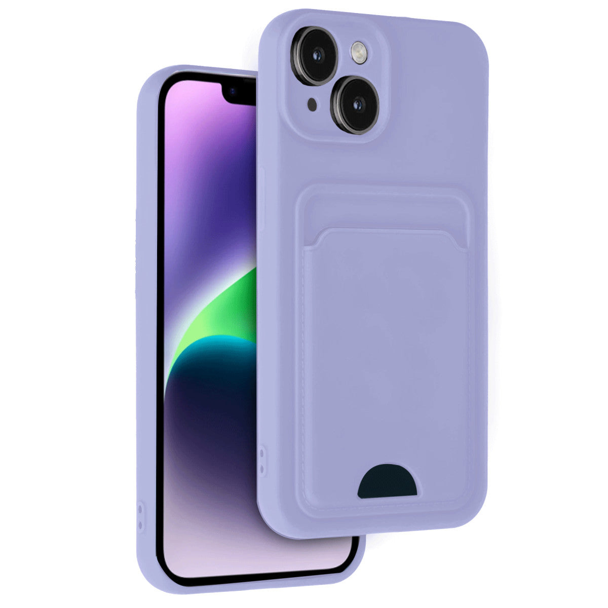 Newface iPhone 14 Kılıf Kelvin Kartvizitli Silikon