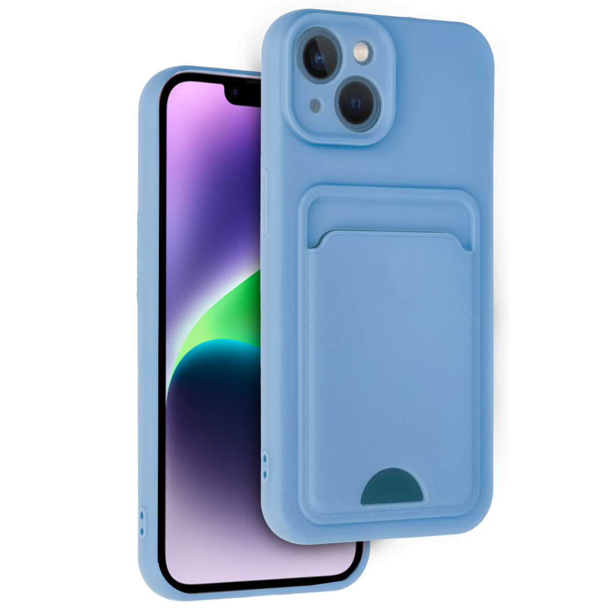 Newface iPhone 14 Kılıf Kelvin Kartvizitli Silikon