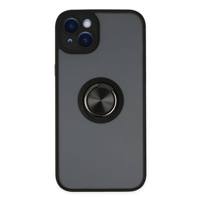 Newface iPhone 14 Kılıf Montreal Yüzüklü Silikon Kapak