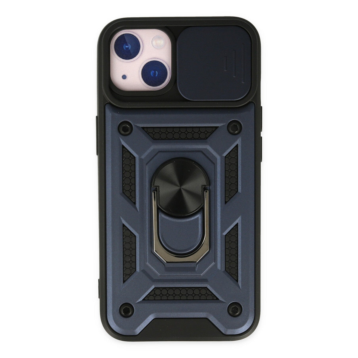 Newface iPhone 14 Kılıf Pars Lens Yüzüklü Silikon