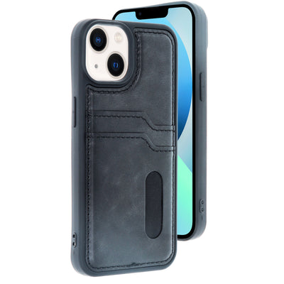 Newface iPhone 14 Kılıf Sara Kartvizitli Deri Kılıf