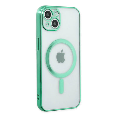 Newface iPhone 14 Plus Kılıf Magneticsafe Lazer Silikon