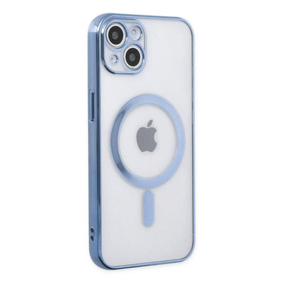 Newface iPhone 14 Plus Kılıf Magneticsafe Lazer Silikon