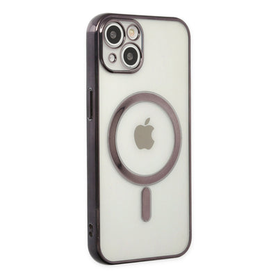 Newface iPhone 14 Plus Kılıf Magneticsafe Lazer Silikon