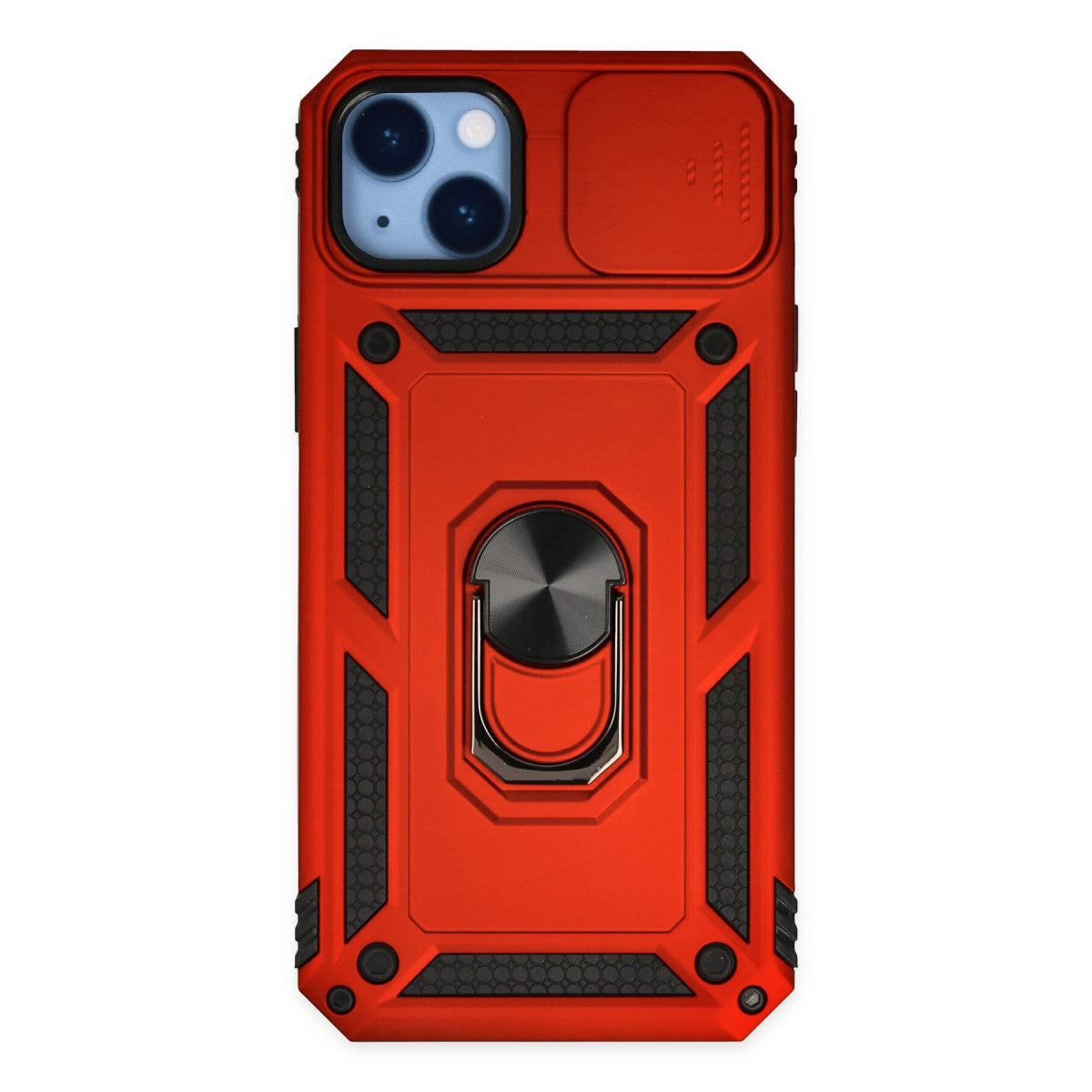 Newface iPhone 14 Plus Kılıf Pars Lens Yüzüklü Silikon