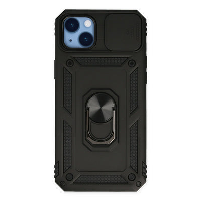 Newface iPhone 14 Plus Kılıf Pars Lens Yüzüklü Silikon