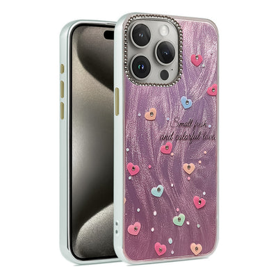 Newface iPhone 14 Pro Kılıf Blade Aynalı Desenli Kapak