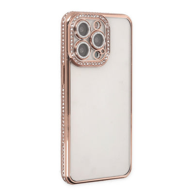 Newface iPhone 14 Pro Kılıf Joke Taşlı Silikon