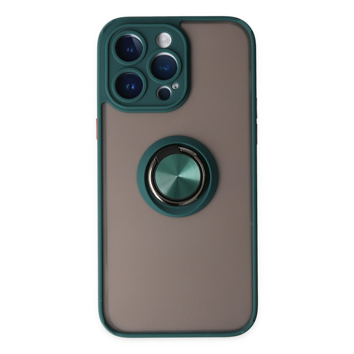 Newface iPhone 14 Pro Kılıf Montreal Yüzüklü Silikon Kapak