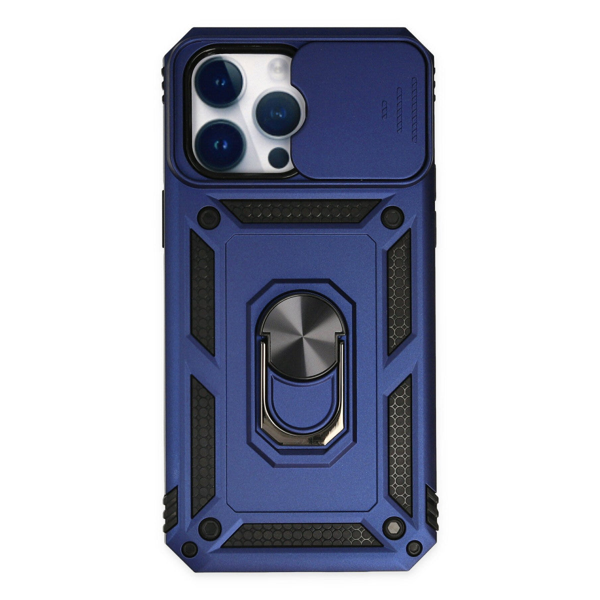 Newface iPhone 14 Pro Kılıf Pars Lens Yüzüklü Silikon