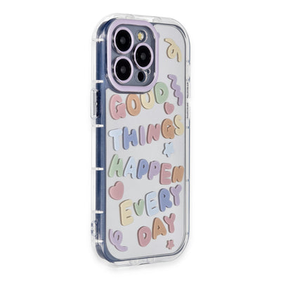 Newface iPhone 14 Pro Kılıf Reflexion Desenli Kapak