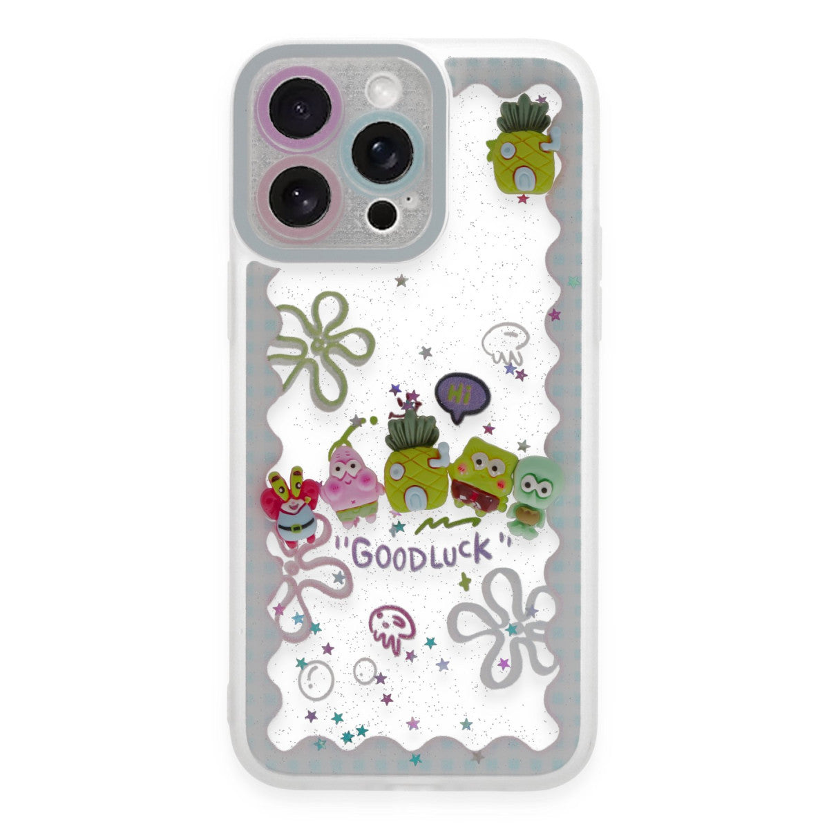 Newface iPhone 14 Pro Kılıf Sweet Desenli Silikon Kapak