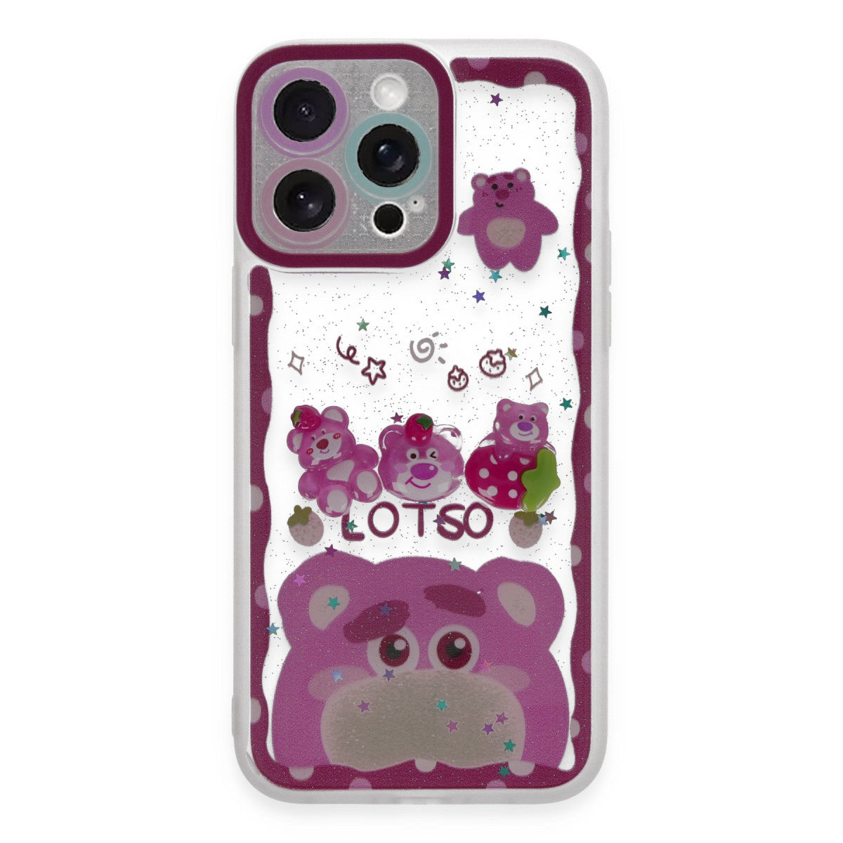 Newface iPhone 14 Pro Kılıf Sweet Desenli Silikon Kapak