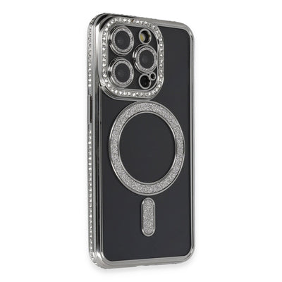 Newface iPhone 14 Pro Max Kılıf Joke Simli Magneticsafe Kılıf