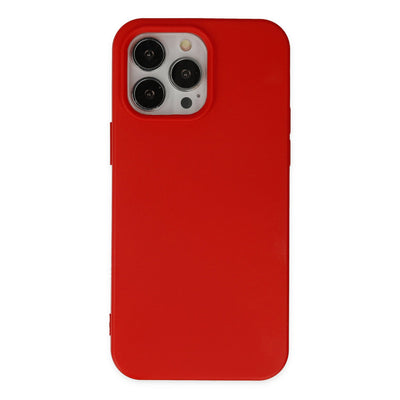 Newface iPhone 14 Pro Max Kılıf Nano içi Kadife Silikon