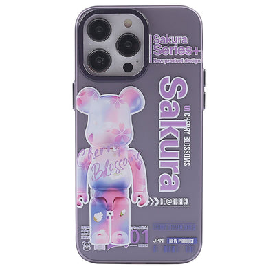 Newface iPhone 14 Pro Max Kılıf Prada Desenli Kapak - Prada Mor