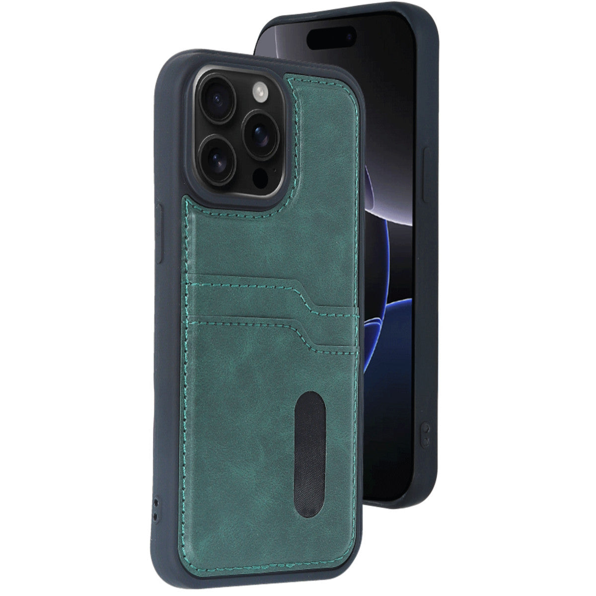Newface iPhone 14 Pro Max Kılıf Sara Kartvizitli Deri Kılıf