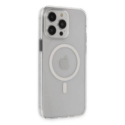 Newface iPhone 14 Pro Max Kılıf Tron Şeffaf Magsafe Kapak
