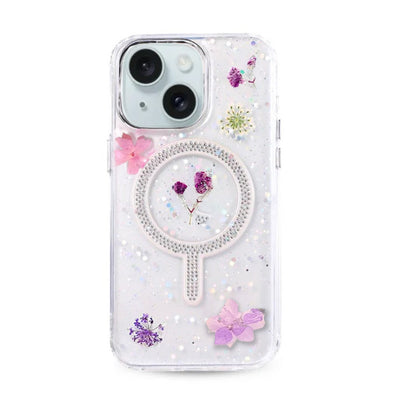 Newface iPhone 15 Flower Magsafe Kapak
