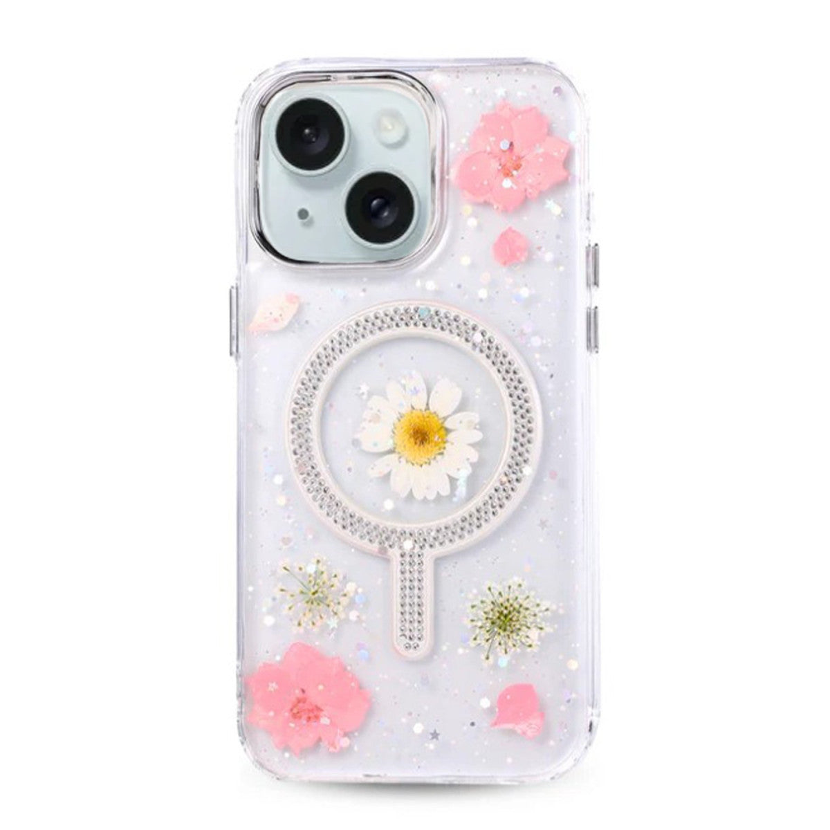 Newface iPhone 15 Flower Magsafe Kapak