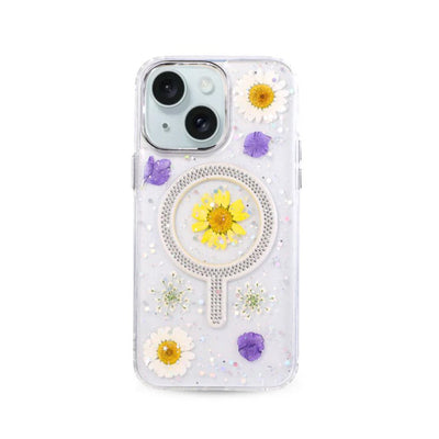 Newface iPhone 15 Flower Magsafe Kapak