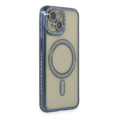 Newface iPhone 15 Kılıf Joke Simli Magneticsafe Kılıf