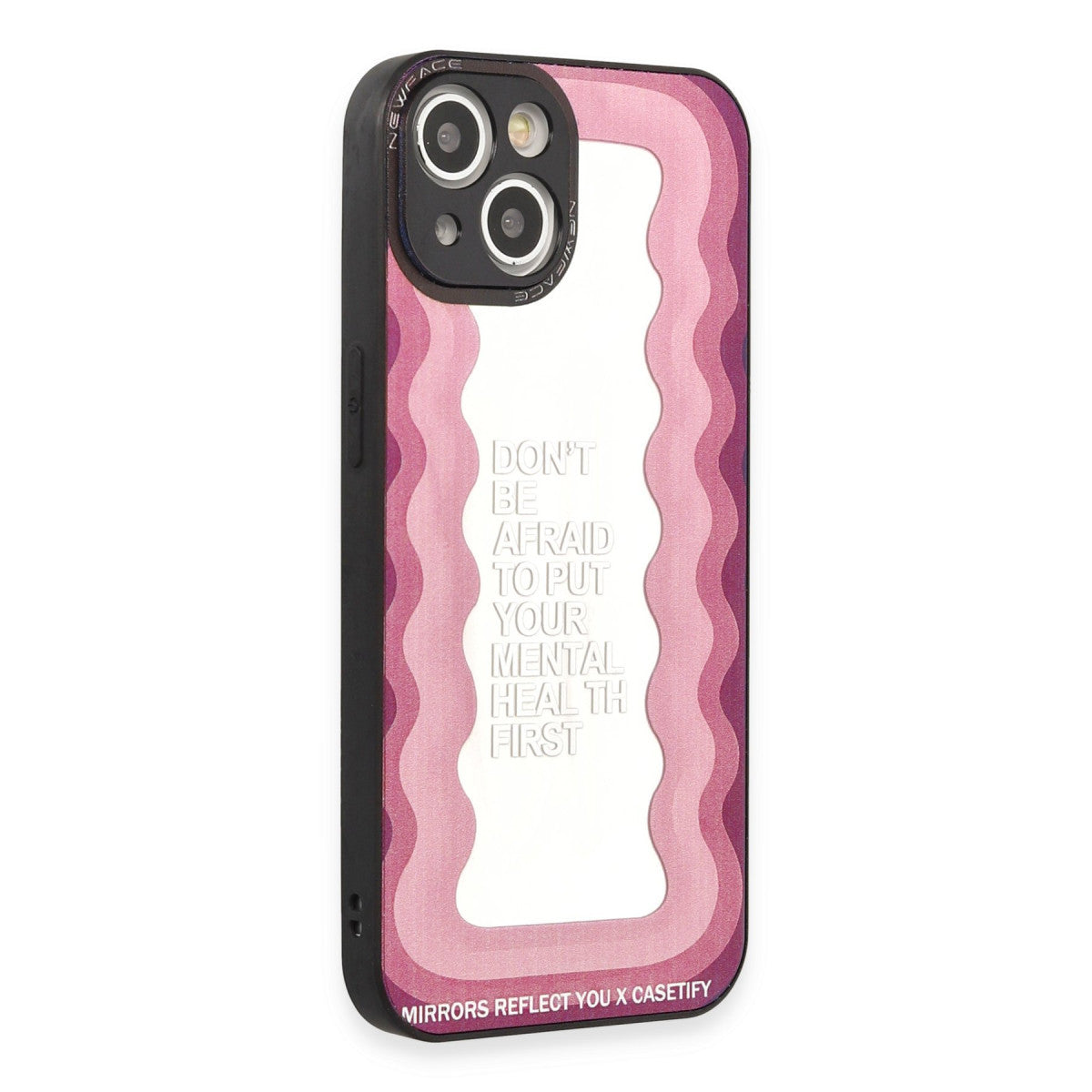 Newface iPhone 15 Kılıf Mirror Desenli Kapak - Mirror