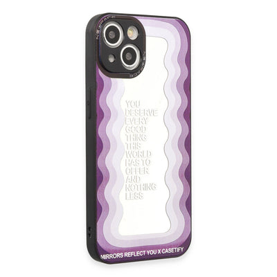 Newface iPhone 15 Kılıf Mirror Desenli Kapak - Mirror