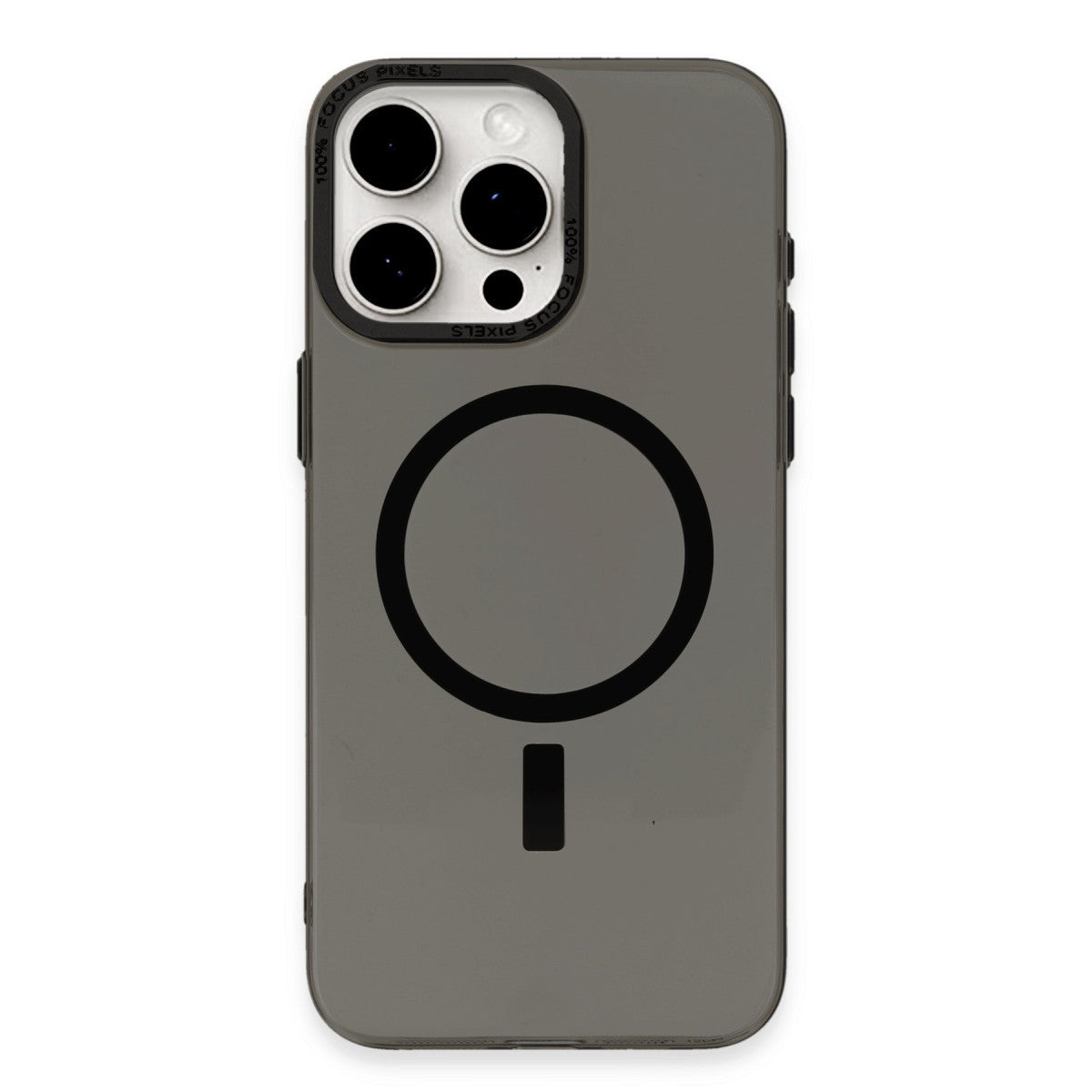 Newface iPhone 15 Pro Kılıf Anka PC Magneticsafe Sert Metal Kapak