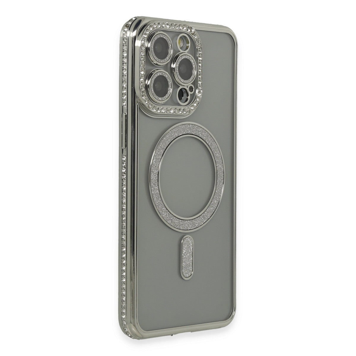 Newface iPhone 15 Pro Kılıf Joke Simli Magneticsafe Kılıf