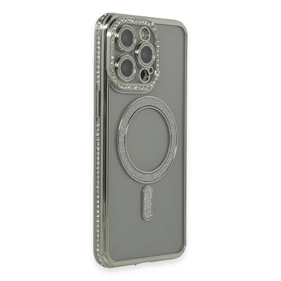 Newface iPhone 15 Pro Kılıf Joke Simli Magneticsafe Kılıf