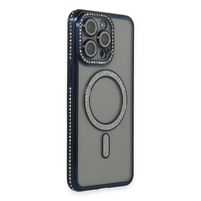 Newface iPhone 15 Pro Kılıf Joke Simli Magneticsafe Kılıf