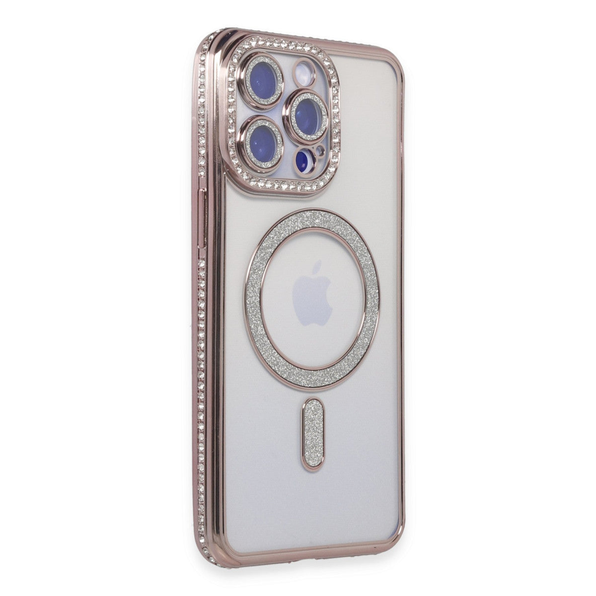 Newface iPhone 15 Pro Kılıf Joke Simli Magneticsafe Kılıf