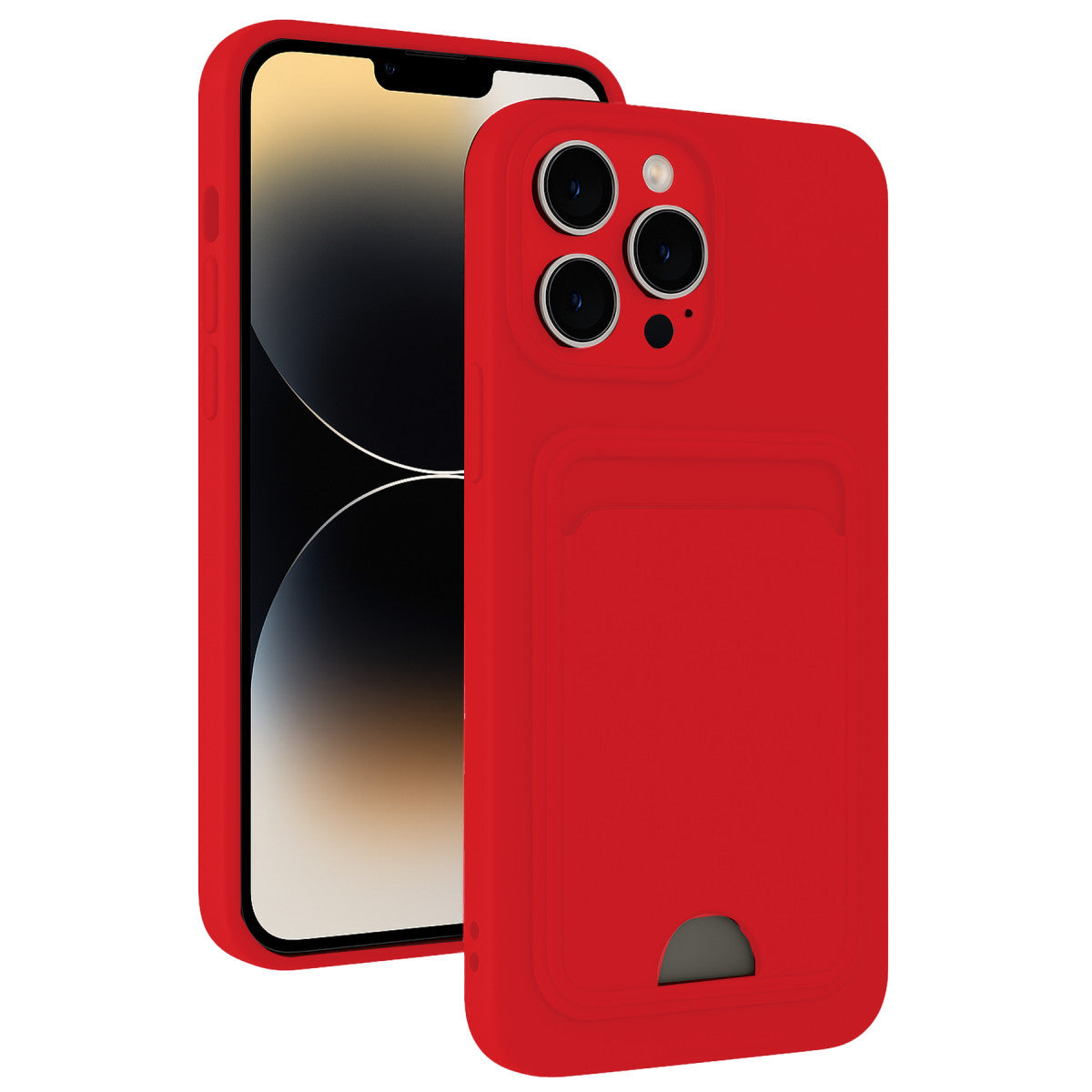 Newface iPhone 15 Pro Kılıf Kelvin Kartvizitli Silikon