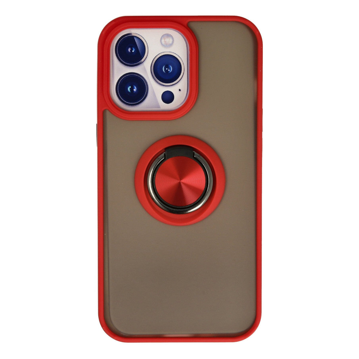 Newface iPhone 15 Pro Kılıf Montreal Yüzüklü Silikon Kapak